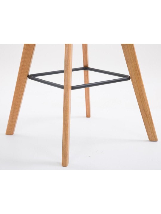 Set van 2 barkrukken Metz stof naturel, bruin