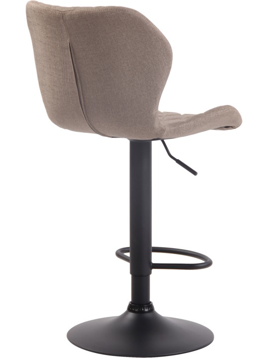 Set van 2 barkrukken kurkstof, taupe