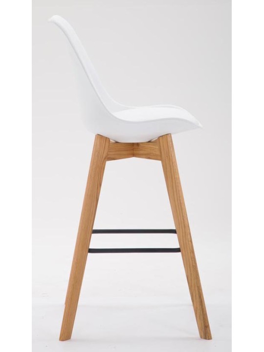 Set van 2 barkrukken Metz kunststof naturel, wit