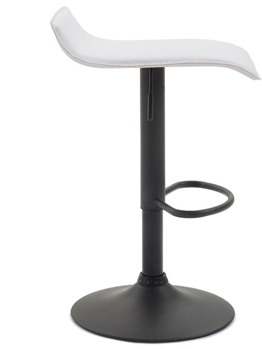 Barkruk Dyn V2 kunstleer, wit