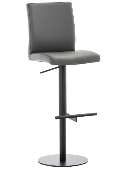 Set van 2 barkrukken Cadiz kunstleer, grijs Set van 2 barkrukken Cadiz kunstleer, grijs