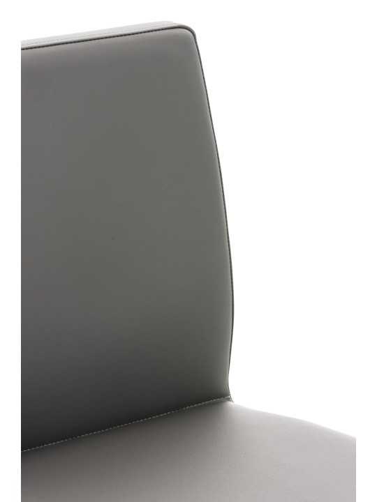 Set van 2 barkrukken Cadiz kunstleer, grijs Set van 2 barkrukken Cadiz kunstleer, grijs