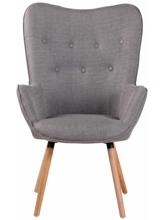 Ligstoel Ashford stof naturel, grijs Ligstoel Ashford stof naturel, grijs