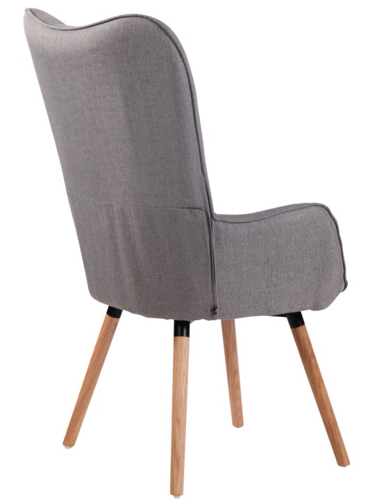 Ligstoel Ashford stof naturel, grijs Ligstoel Ashford stof naturel, grijs