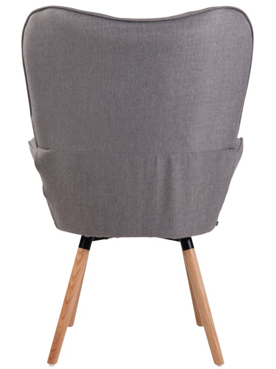 Ligstoel Ashford stof naturel, grijs Ligstoel Ashford stof naturel, grijs