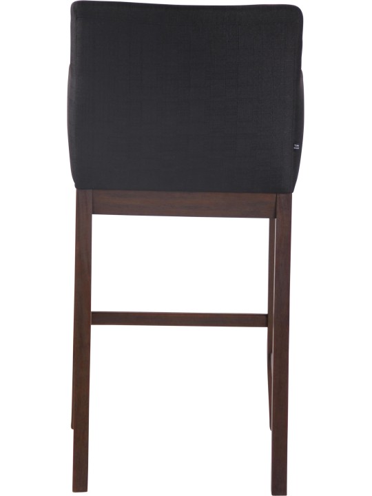 Barkruk Laredo stof antiek, zwart