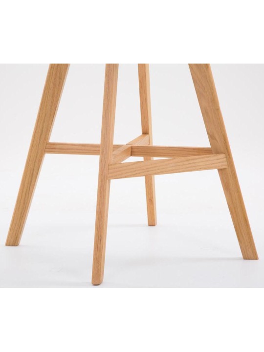 Set van 2 barkrukken Cannes kunstleer naturel, wit Set van 2 barkrukken Cannes kunstleer naturel, wit