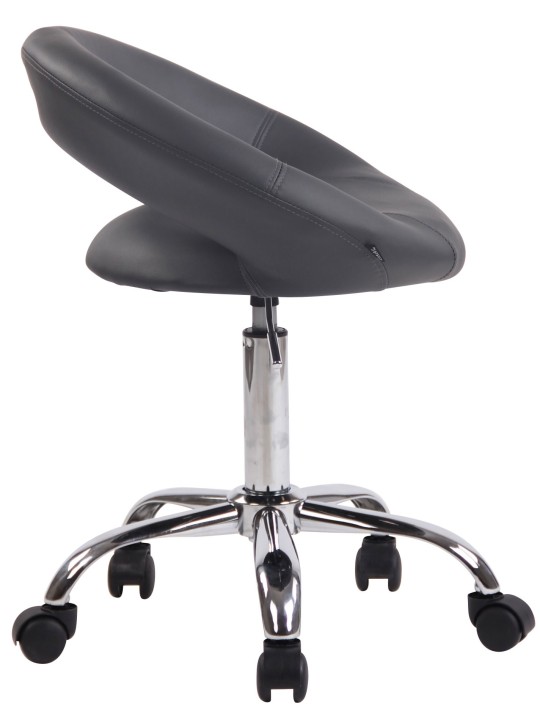 Werkkruk Olinda kunstleer, grijs