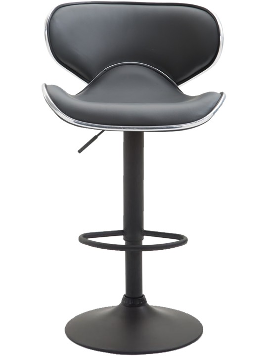 Set van 2 barkrukken Las Vegas V2 kunstleer, grijs