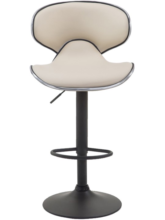 Set van 2 barkrukken Las Vegas V2 kunstleer, crème