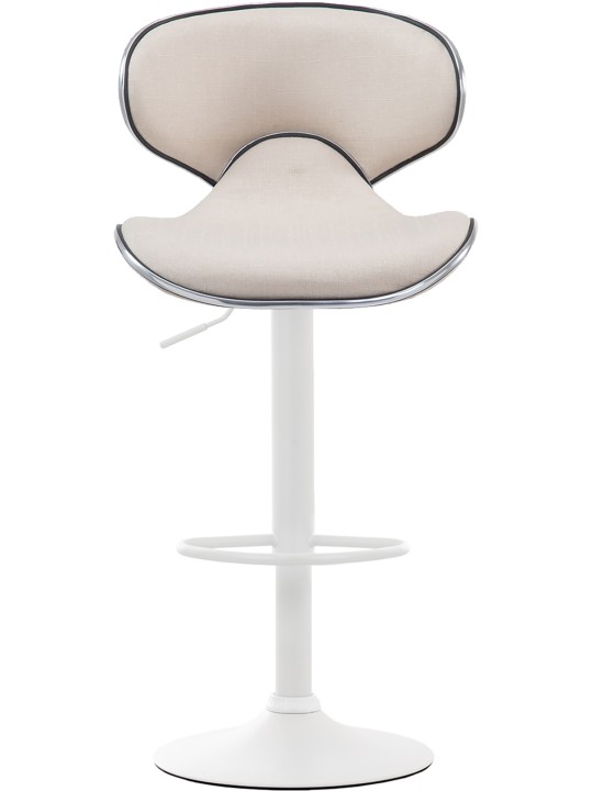 Set van 2 barkrukken Las Vegas V2 stof, crème