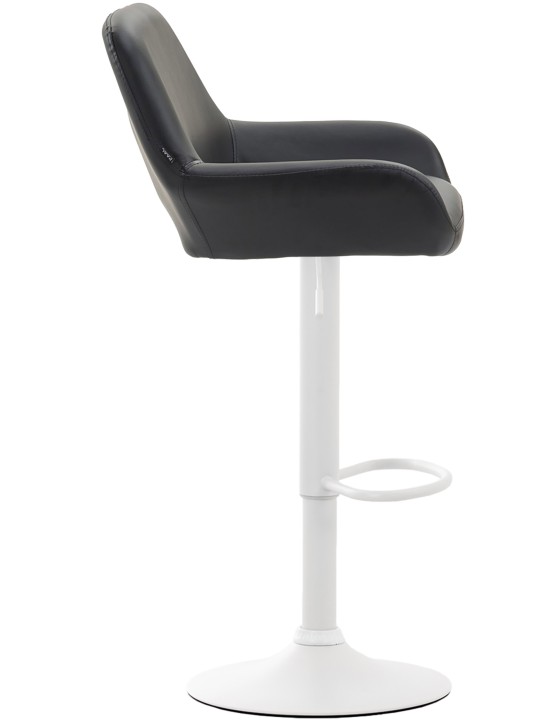 Set van 2 barkrukken Braga kunstleer, zwart Set van 2 barkrukken Braga kunstleer, zwart