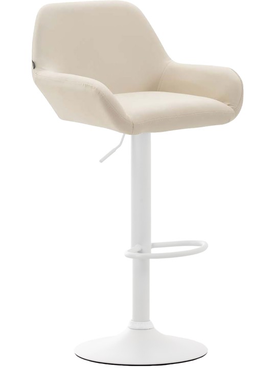 Set van 2 barkrukken Braga kunstleer, crème Set van 2 barkrukken Braga kunstleer, crème