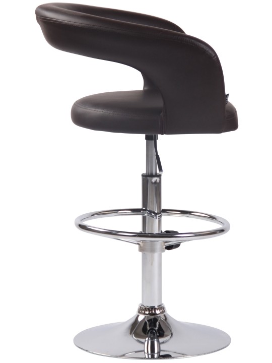 Set van 2 barkrukken Jaen kunstleer, bruin Set van 2 barkrukken Jaen kunstleer, bruin