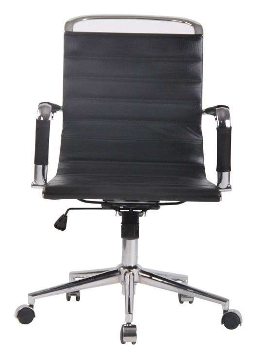 Bureaustoel Barton echt leer, zwart Bureaustoel Barton echt leer, zwart