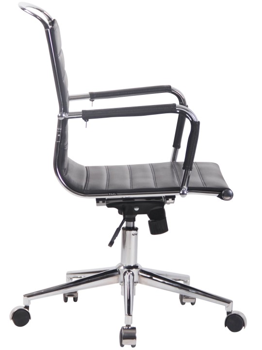 Bureaustoel Barton echt leer, zwart Bureaustoel Barton echt leer, zwart