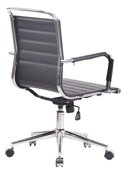 Bureaustoel Barton echt leer, zwart Bureaustoel Barton echt leer, zwart