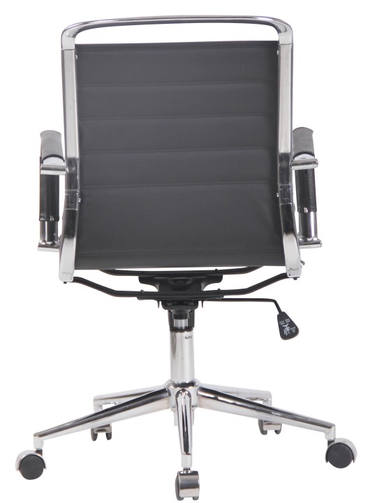 Bureaustoel Barton echt leer, zwart Bureaustoel Barton echt leer, zwart