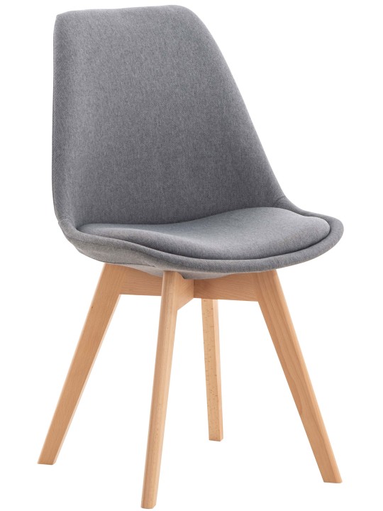 Stoel Linares stof, lichtgrijs Stoel Linares stof, lichtgrijs