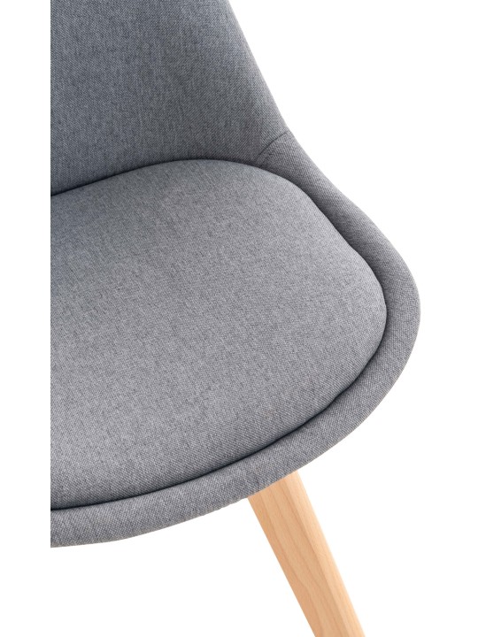 Stoel Linares stof, lichtgrijs Stoel Linares stof, lichtgrijs