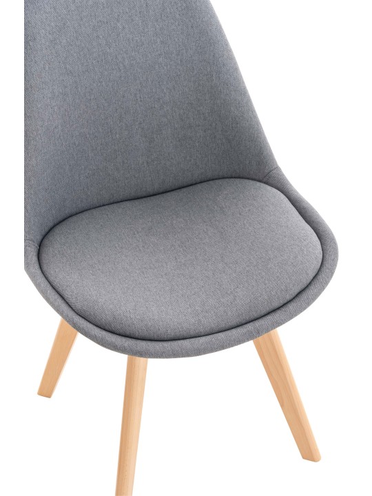 Stoel Linares stof, lichtgrijs Stoel Linares stof, lichtgrijs