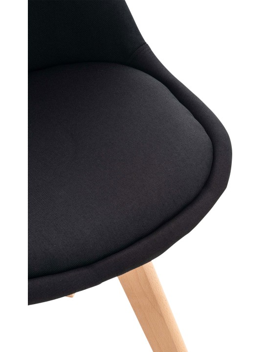 Stoel Linares stof, zwart Stoel Linares stof, zwart