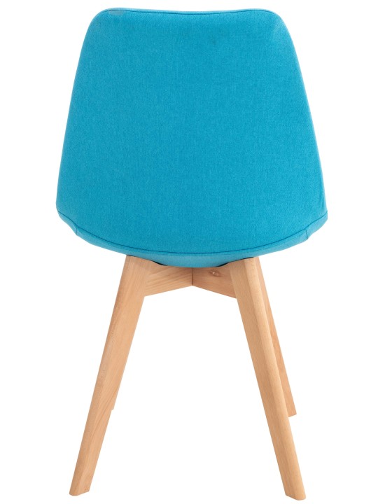 Stoel Linares stof, turquoise Stoel Linares stof, turquoise