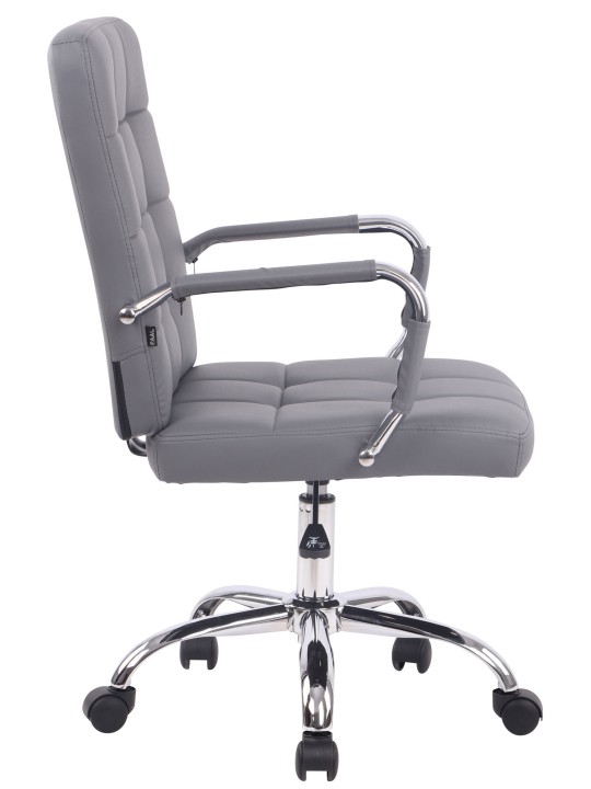 Bureaustoel Deli PRO kunstleer, grijs