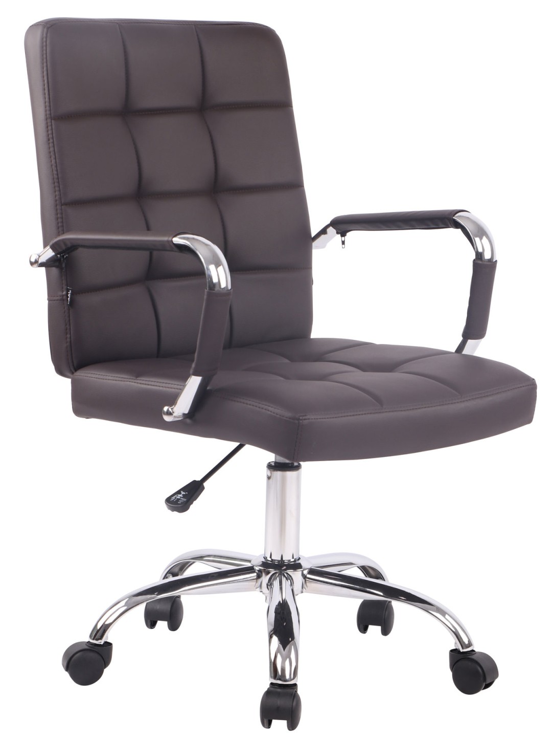 Bureaustoel Deli PRO kunstleer, bruin