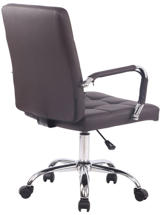 Bureaustoel Deli PRO kunstleer, bruin