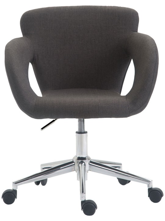Bureaustoel Edison stof, donkergrijs