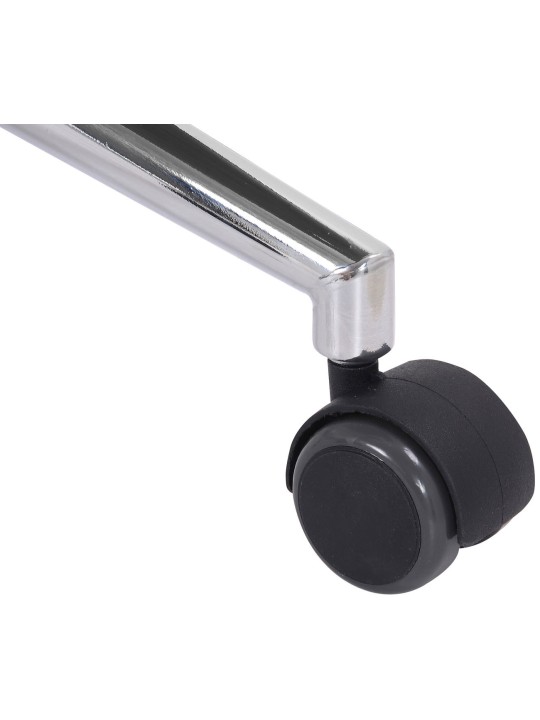 Bureaustoel Varel kunstleer, naturel/wit