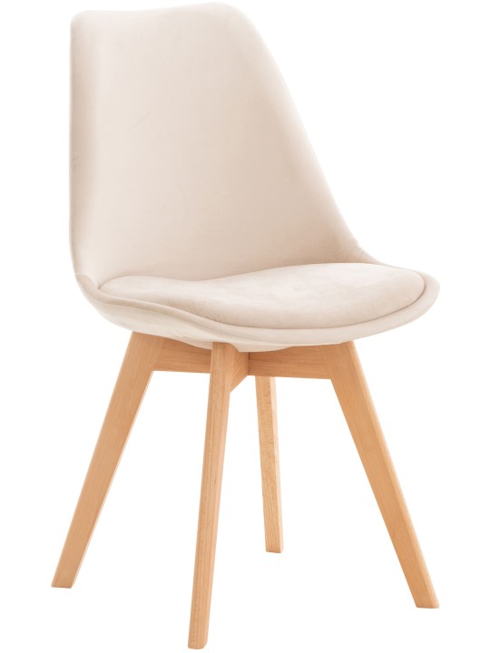 Stoel Linares Fluweel, beige Stoel Linares Fluweel, beige