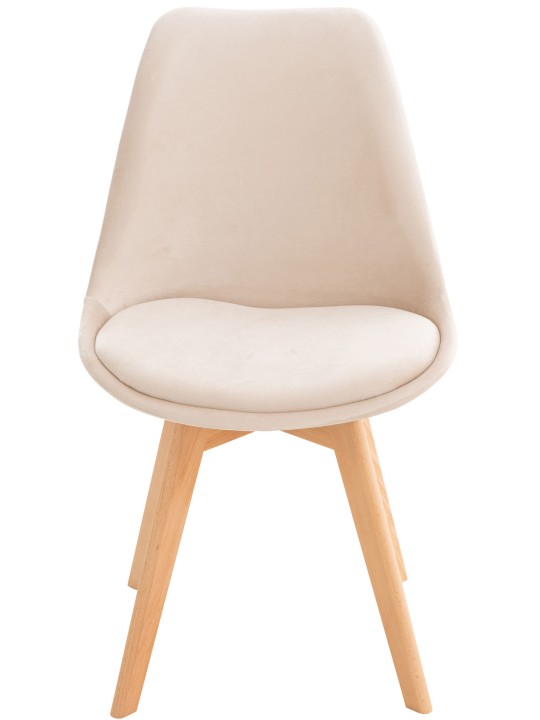 Stoel Linares Fluweel, beige Stoel Linares Fluweel, beige