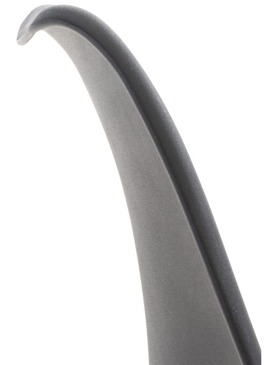 Set van 4 stoelen Linares kunststof, zwart/zwart