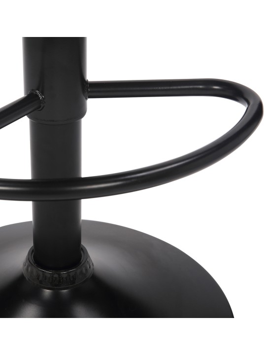 Barkruk Feni fluweel, blauw