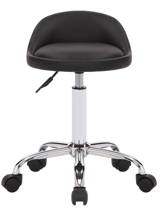 Werkkruk Teramo kunstleer, zwart