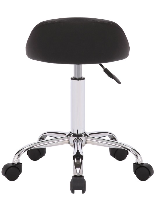 Werkkruk Teramo kunstleer, zwart