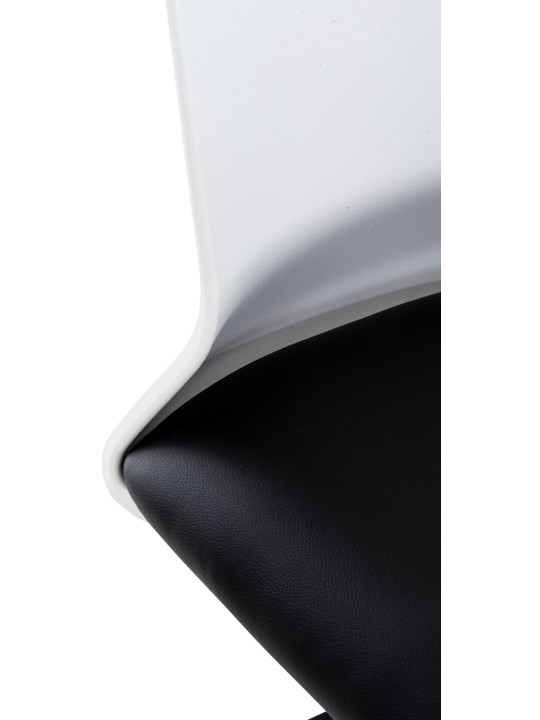 Bureaustoel Apolda kunstleer, zwart