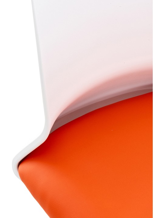 Bureaustoel Apolda kunstleer, oranje Bureaustoel Apolda kunstleer, oranje