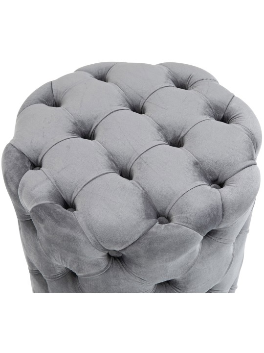 Kruk Drancy Fluweel M, grijs