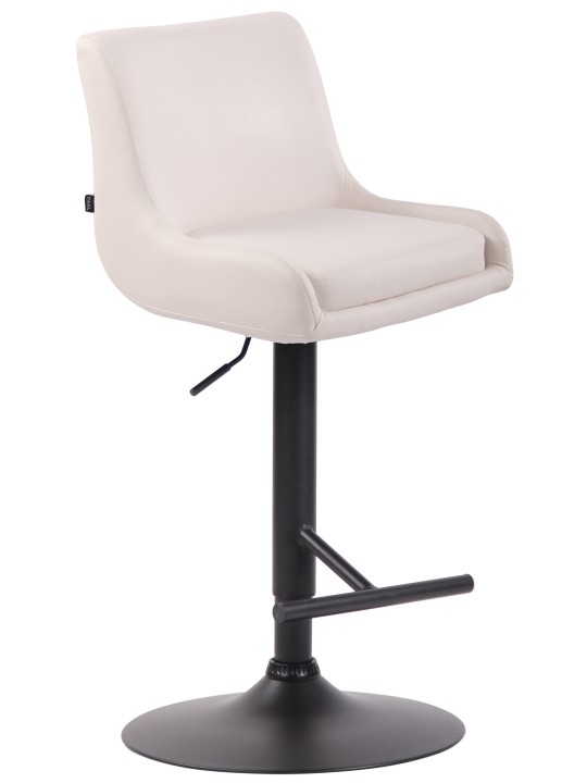 Barkruk Club kunstleer, wit