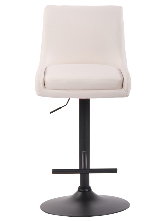 Barkruk Club kunstleer, wit