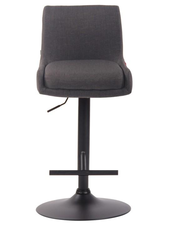 Barkruk clubstof, donkergrijs