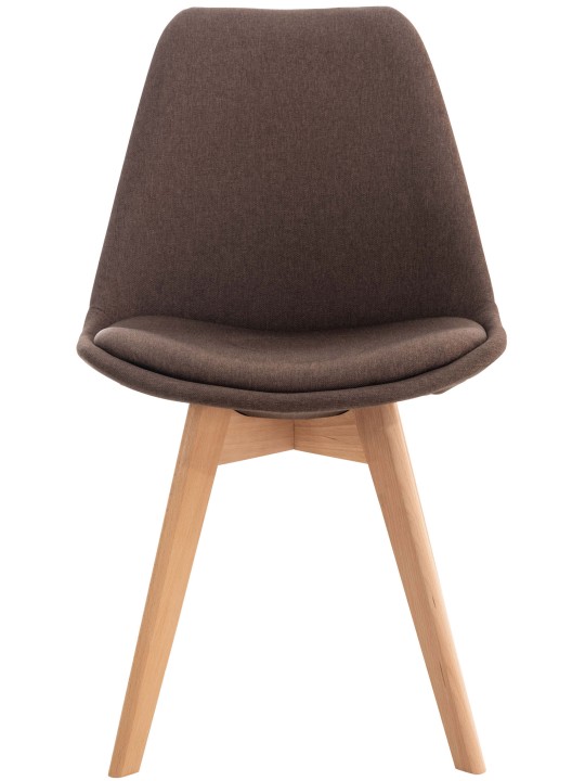 Stoel Linares stof, bruin Stoel Linares stof, bruin