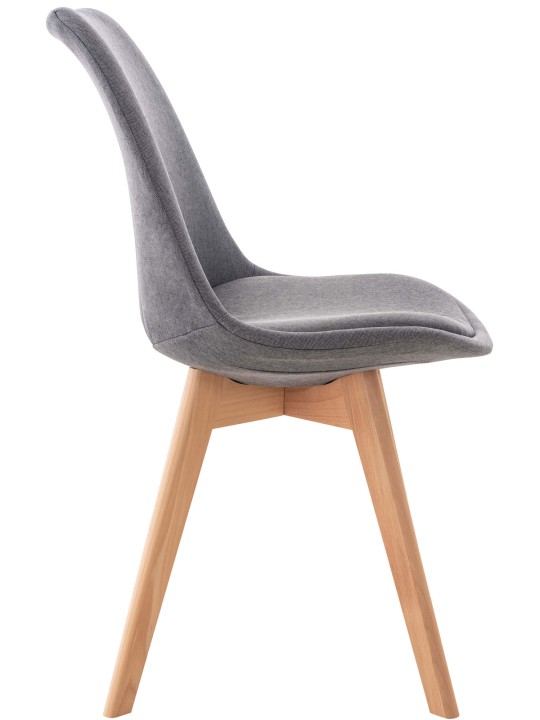 Stoel Linares stof, grijs Stoel Linares stof, grijs