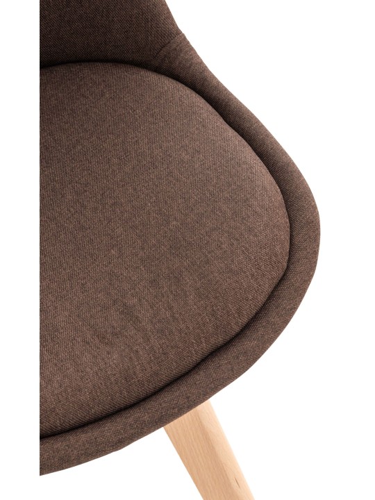 Stoel Linares stof, bruin Stoel Linares stof, bruin