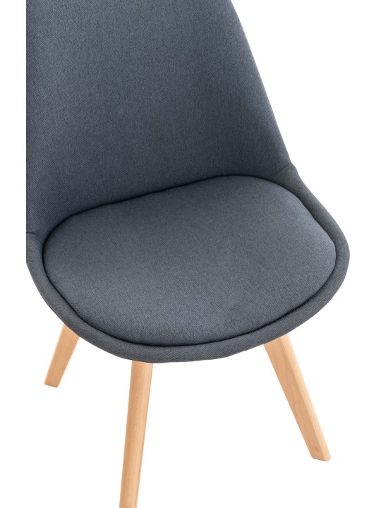 Stoel Linares stof, donkergrijs Stoel Linares stof, donkergrijs