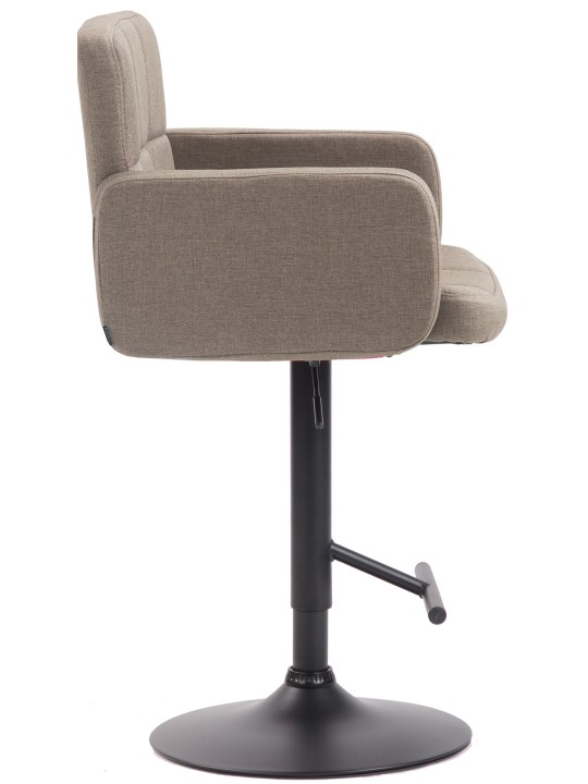 Barkruk Los Angeles, stof, taupe