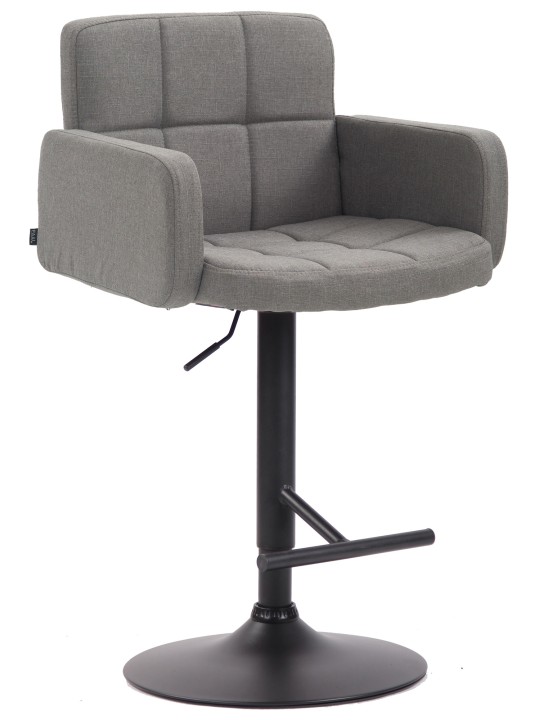 Barkruk Los Angeles, stof, grijs Barkruk Los Angeles, stof, grijs